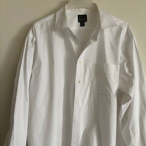 JoS. A. BANK Traveler’s Collection Dress Shirt 100% Cotton 18-35 Long Sleeves